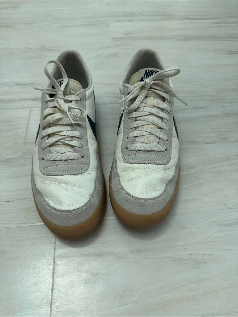 Nike Men’s White, Gray & Gum Low-Top Sneakers